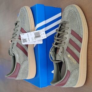 Adidas Handball Spezial - Color: Green/Brown/Gum - Unisex Size - Women: 7, Men 6